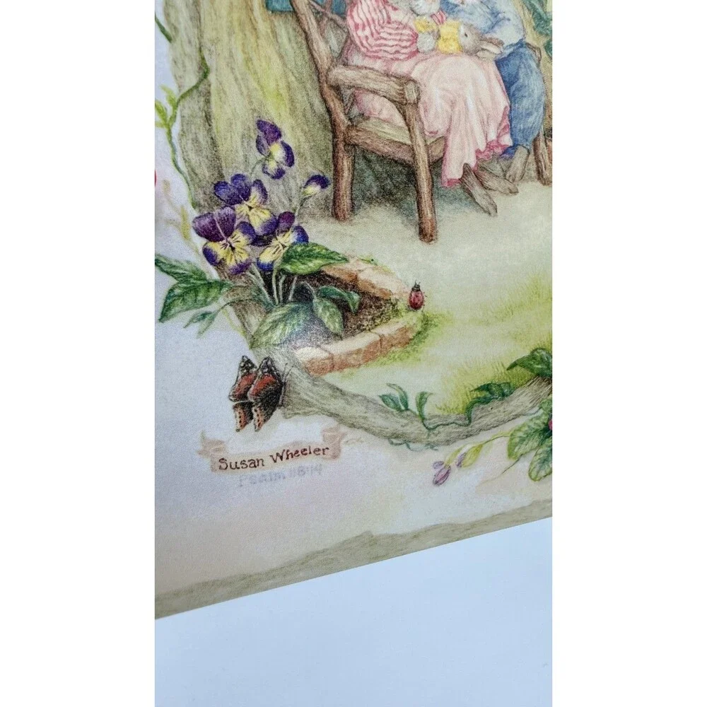 Vintage Susan Wheeler Bunny Rabbit Greeting Cards - 